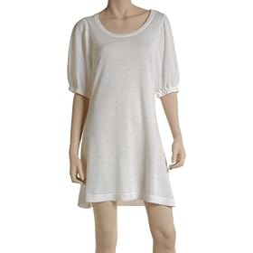 Buy BUBBLE SLEEVE TUNICA DRESS by MaxStudio