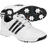 Adidas Junior Tech Response Golf Shoes - White - White - Dark Steel Metallic - 6
