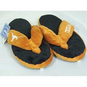 Texas Longhorns NCAA Flip Flop Thong Slippers - L