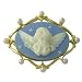 Price Comparison : 14k Gold Over Silver Angel Cameo Brooch