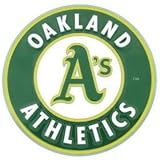 Oakland Athletics Logo Trailer Hitch Cover