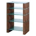BLOK STAX DeLuxe 500 Five Shelf Walnut Hifi Stand & AV TV Rack Unit