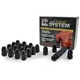 Gorilla Automotive 21123BC Small Diameter Acorn Black 5 Lug Kit (12mm x 1.25 Thread Size) - Pack of 20
