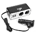 NEW Model 2 Ways Car Cigarette Lighter Charger Adapter With Two USB Jack, Charge your iPod and iPhone
