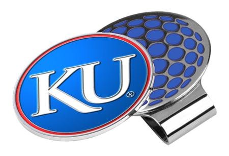 Kansas Jayhawks Ku Ncaa Hat Golf Clip With Ball Marker