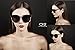 O2 Eyewear 97018XL Premium Oversize Cats eye Womens Mens Mirror Funky Flat Sunglasses