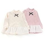 dolcina(ドルチーナ) ツイストネックプルオーバー (80～140cm) キムラタンの子供服 (33304x33504-164) ピンク 90