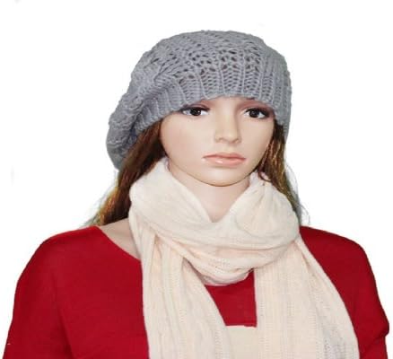Winter Women Lady Baggy Beret Chunky Knit Knitted Braided Beanie Hat Ski Cap