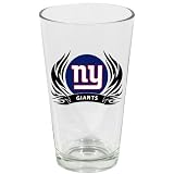 NFL New York Giants Screen Printed Pint Glass