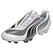PUMA v3.08 I FG L Cleats (Puma Silver/Dark Gull Grey/Black)