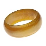 Translucent Honey Dew Resin Bangle Bracelet