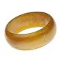 Translucent Honey Dew Resin Bangle Bracelet
