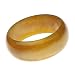 Translucent Honey Dew Resin Bangle Bracelet