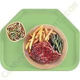 CAMBRO: Lime-Ade 14x18 Trapezoid Trays, Fiberglass, 12/PK, 1418TR-113