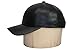 Emstate Genuine Cowhide Leather Unisex Adjustable Baseball Cap Made in USA (Purple)
