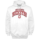 Ohio State Buckeyes White Arched Hoody Sweatshirt