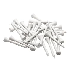 Silverline 1511 - 100 Holz-Tees weiß mit 2 Ballmarkern und Pitchgabel