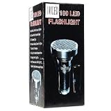 100 LED Super Bright Aluminum Flashlight (Silver/Black)