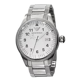 Emporio Armani #AR5835 Men's Stainless Steel Oversize Sport Watch