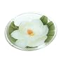 Peggy Karr 8-Inch Glass Magnolia Plate
