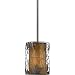 Quoizel MC844PRC Mica 1-Light Mini Pendant from the Quoizel Naturals Collection with Mica Shade, Renaissance Copper