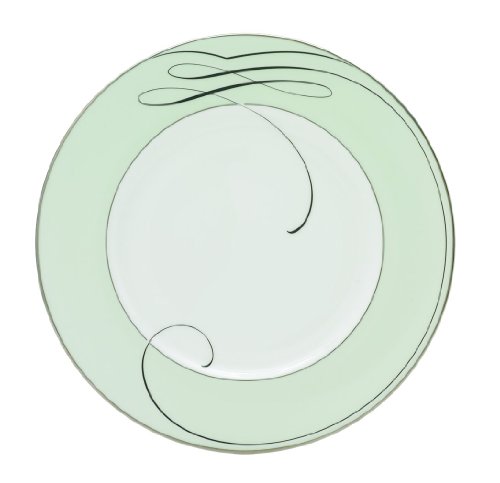 Waterford Ballet Ribbon Green Accent Plate, 9-Inch