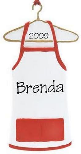 Apron for Cook Chef Baker Personalized Christmas Ornament Customized