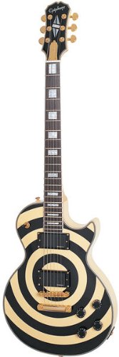 New Epiphone Zakk Wylde Les Paul Custom Bullseye Guitar