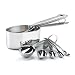 Cuisipro Stainless Steel Measuring Cup and Spoon Set