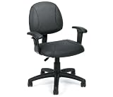 Boss Black Fabric Deluxe Posture Chair Blue