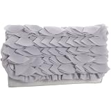 Magid Ruffle Flap Clutch