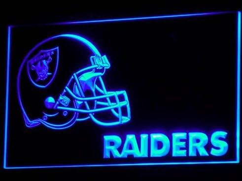 NFL- Oakland Raiders Helmet Neon Light Sign