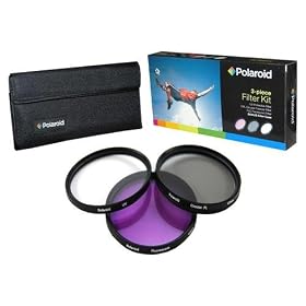Polaroid Optics 72mm 3 Piece Filter Set (UV, CPL, FLD) For Nikon 24-120mm f/3.5-5.6G ED-IF AF-S VR NIKKOR
