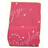 Playboy Pink Fitted Valance Sheet (Double Bed)