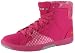 ROCKET DOG Retro Rocker Womens High Top Satin Sneaker Punk Heart Print Shoes Raspberry