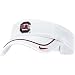 Nike South Carolina Gamecocks White Swoosh Visor