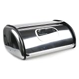 Edelstahl Brotkasten, Brotbox, Brotkiste mit Rolldeckel