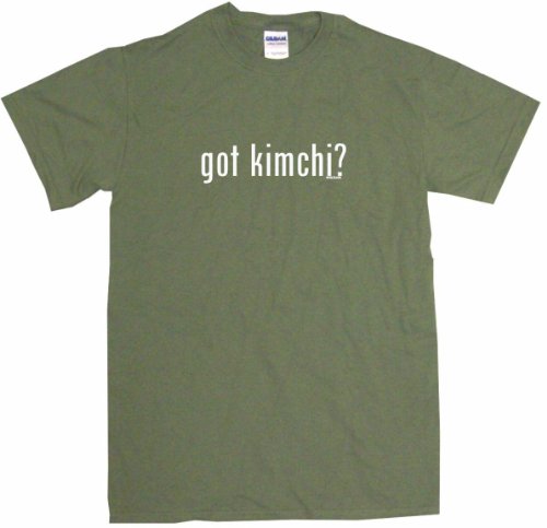 Got Kimchi Men's Tee Shirt Large-Olive