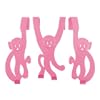 Wanted Doorhanger Monkeys Set of 3 Pink