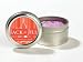 Baby Keepsake: Orange Stripes Wine Theme Personalized Lavender Scented Bath Salts - U (Set of 24)