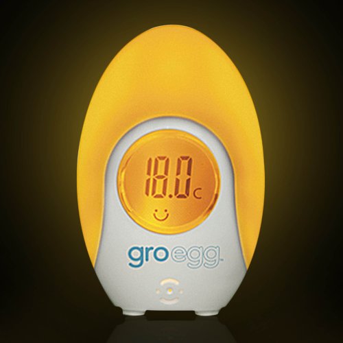 Gro Egg Baby & Child Room Nursery Digital Thermometer Night Light