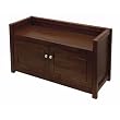 Winsome Wood 94040 Regalia Bedroom Bench, Walnut