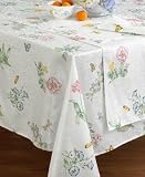 Lenox Butterfly Meadow 60-inch by 84-inch Oblong / Rectangle Tablecloth