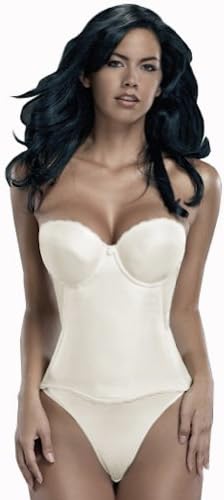 Flattering Me Longline Bridal Bra Bustier 728 - 46D - Ivory