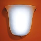 Exciting Lighting SM1002 Wireless Smart Choice Wall Sconce Bell Shaped Frosted Glass
