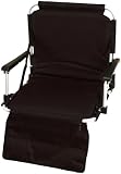 On The Edge 816003 Black Bleacher Chair