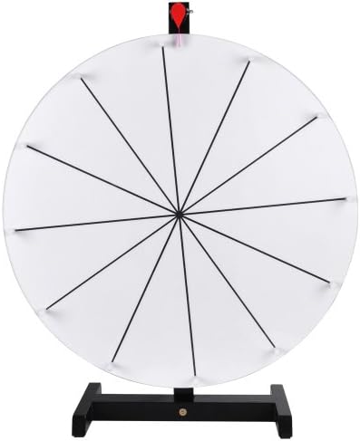 Upgrade Editable 20" Trade Show Prize Wheel Fortune Spin Game Carnival Dry Erase