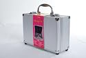 Shany Cosmetics Carry All Train Case with Makeup and Reusable Aluminium Case