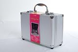 Shany Cosmetics Carry All Train Case with Makeup and Reusable Aluminium Case