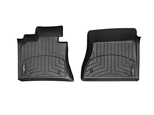2012-2014 Toyota Tundra Front Set - WeatherTech Custom Floor Mats Liners - Black